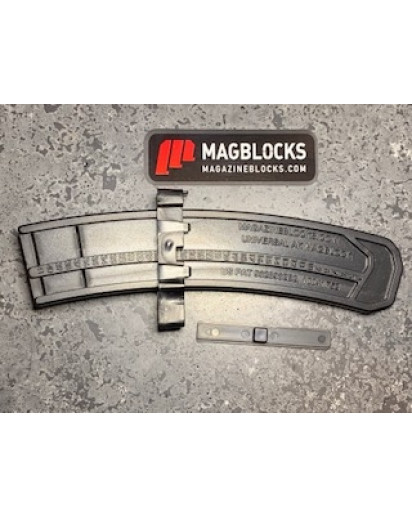 Universal limiter for AK type mgazines can be adjusted for different lengths and cut to the needed size. 