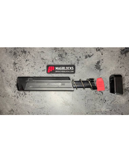 Amend2 Glock17_10_18 Installed with a Universal block cut to #20