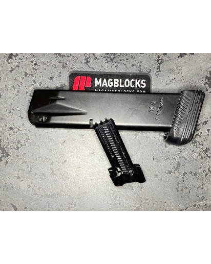 Beretta 92 MecGar 10_20 Block fits MecGar magazines only.
