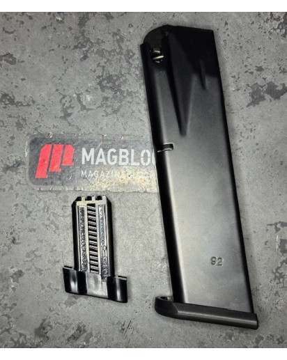Beretta 92FS_M9 MecGar_10_18(U-16) Magazine is marked 92