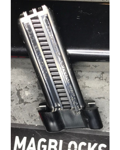 Canik TP9 Series 10/20 Round Magblock - Block is made from a Universal Pistol Block cut to #23