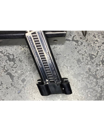 CZ 10/20 Tactical 10 round limiter for 20 round magazine. This block is made from a Universal Pistol Limiter cut to #23