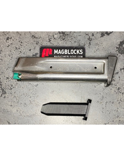 Eagle Imports SPS_10_21 (9mm/.38super) custom block limiter. It won't work in STI magazines.