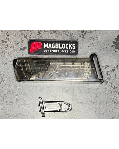 ETS Sig P320 10/15 Magblock - Block installs into the follower and won't work with factory Sig magazines. 