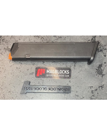 Glock 10_24 Magblock - this block is for the 24 round factory magazine only