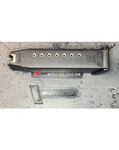 Glock 20 (10mm)_5_10 Magblock (XDM Elite 10_20) This block is for the Factory 10 round magazine only