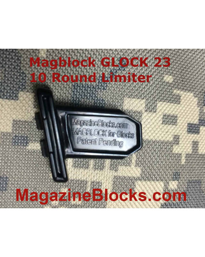 Glock 23 Limiter. 10 round limiter for 13 round .40 Glock Magazines. Installs under the follower.