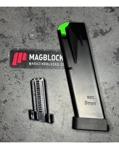 Mecgar_Beretta 92FS Compact-M9_10_18(U-19) This block is designed for the Mecgar made Beretta 92FS Compact