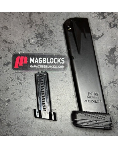 MecGar_Taurus_PT92P99_10_20(U-24) This block will also work on the Beretta Mecgar m9 labeled 20rd magazine
