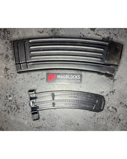 Norinco_AKS_AK-47_10_30(.223) This block is made from a Universal Ak Kit cut to #36 with the locking plate reversed