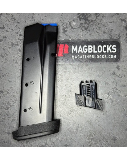 S&W CSX_10_15_(U-8+Sides) This block is made for the CSX 9mm 15 round magazine only