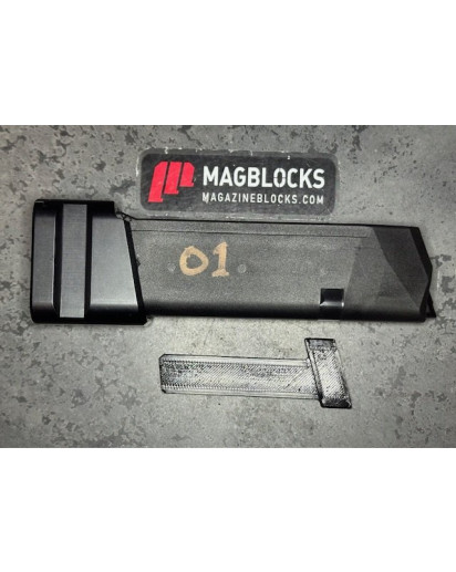 Shield Arms +5 Glock 19_10_20 - This block is for the Shield Arms +5 Glock19 extension magazines and will block to 10 rounds