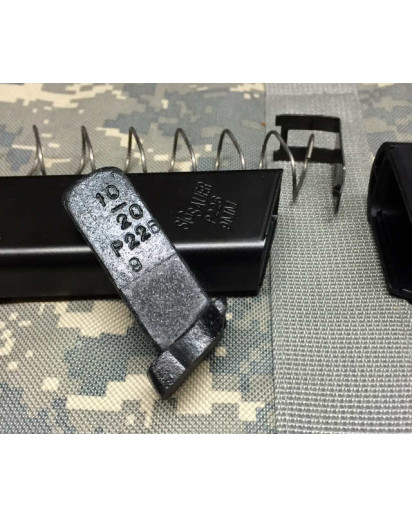 Magblock 10 Round Limiter for 20 Round Sig Sauer P226 Magazines. Please see the photos to be sure your magazines are the same.