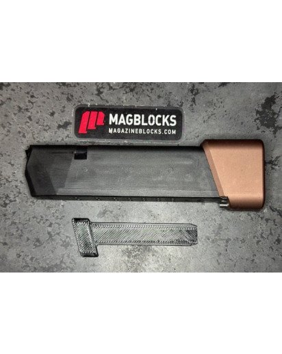 Taran Tactical Glock17_10_23(+5-6) This block is for the Taran Tactical +5 +6 Magazine extensions for Glock 17 magazines