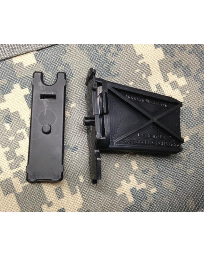 Our Magblock for Thermold 15 round AR magazines replaces the original locking plte and have a built in floor plate locking tab. 