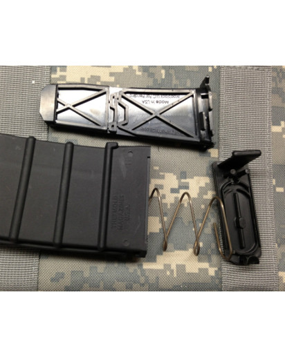15 Round Limiter for 30 Round Thermold Magazines. This easy to install limiter attaches to the bottom of the spring. The floor plate is then installed normally.
