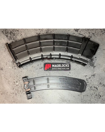 Zastava Polymer AK47 10_30 Magblock. Block is designed for the Zastava Polymer magazines, and installs at the base.