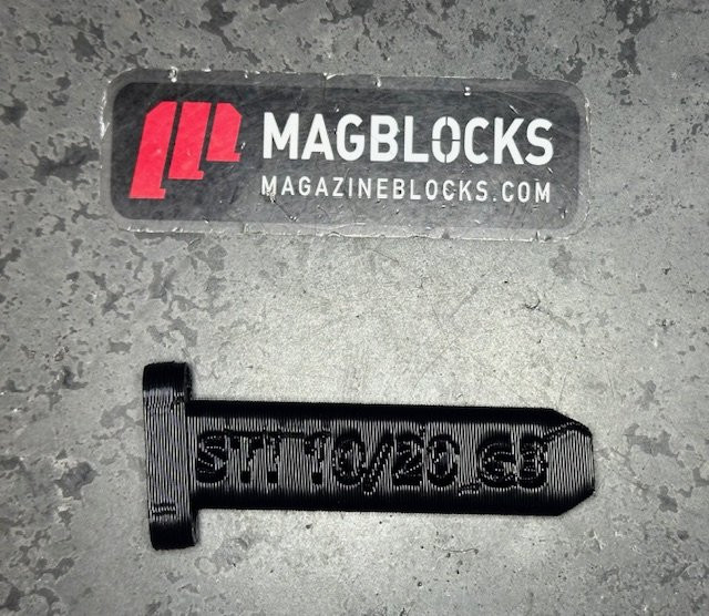 Atlas Gunworks 140mm Slidelock Magblock 10 round Limiter for 20 Round ...