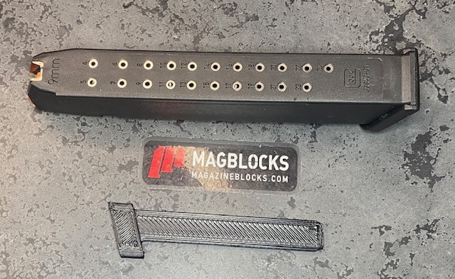 Magblock 10-Round Magazine Limiter For Glock – Fits Glock 17 9mm Mags | Convert 17-Round To 10-Round | Pack Of 3, Made In USA - View #2