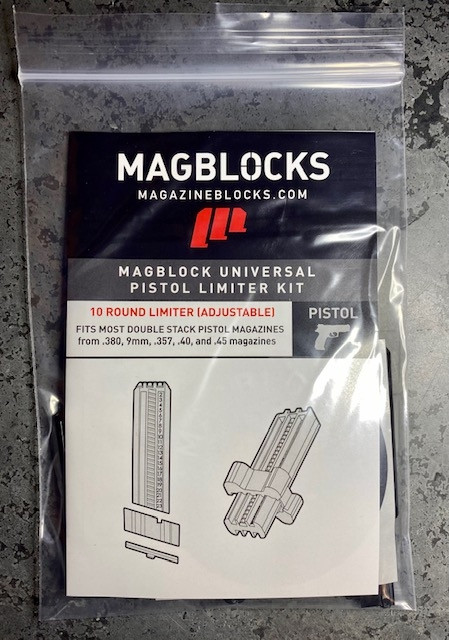 Universal Pistol Magblock Magazine Capacity Limiter From Magazineblocks