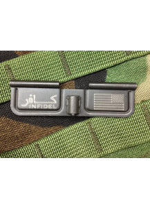 AR Customized Ejection Port / Dust Cover: Infidel + Battle Flag