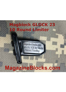 Glock 23 Limiter. 10 round limiter for 13 round .40 Glock Magazines. Installs under the follower.
