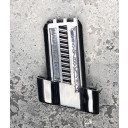 Beretta 92 Magblock 10 round limiter for factory 17 round magazines. Please see other photos for install.