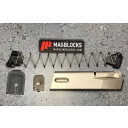 The Beretta 84 Limiter is easy to install at the base of the spring. Tested in original Beretta 84 13 round magazines as shown here.