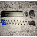 Easily installs as shown. Tested in MecGar magazines pictured. 