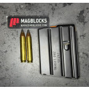 Duramag 350 Legend 2 Round Magazine - 2 Round Magazine blocked using a Magazineblocks.com block