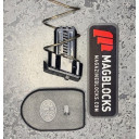 he FNX 40 and FNS 40 10 round limiters install at the base of the magazine as shown here and will plug to 10 rounds. Can easily be pinned in place by a gunsmith or epoxy for a permanent modification. 