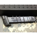 Glock .45 15 Round Limiter for 27 round magazines. Installs under the follower as shown.