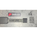 GSG Mauser MP40_10_22 Magblock (.22LR) Block installs at the base, by removing the two screws and inserting the block