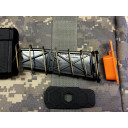 Hexmag 10 round limiter by Magblock installs easily and quickly above the original Hexmag locking plate. This allows use of multi color locking plate options and no increase in spring tension. 