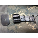 Magblock 10 Round Limiter for Hi Power 20 Round Magazines. The original locking plate will sit below the limiter and not attached to the spring as shown.