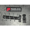 HK MP7_10_30(4.6x30mm) The end of the magazine spring locks into the base of the block