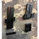 Simply slide the limiter to the desired length, then cut off at the angle of the base. Locking tab can be used if desired. 