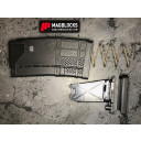 Lancer 10 Round Limiter installs on top the original locking plate as shown.