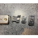 Magblock 10 Round Limiter installs easily at the base of the spring. The metal locking plate sits below the limiter and will need to be removed from the spring to install. The floor plate then slides over and locks into place.