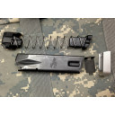 Sig P226 X-Five 10 Round Limiter for 18 Round Magazines. Installs easily in the spring as shown. Only includes the limiter. Other magazine parts not included. Please Note: Limiter marked "B92 10/17". 