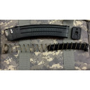 Sig MPX 10 Round Limiter replaces the original locking plate. An insert into the follower provides a level surface to engage the lower limiter. This insert must be epoxied into the follower. Shown here already secured in place. See other photos for more d