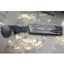 Easily installs at the base of the spring. The original locking plate will sit under the limiter as shown.Block shown is example of installation only.  