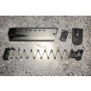 Fits Ruger SR40 15 round magazines as shown here. Photo also shows how to install.